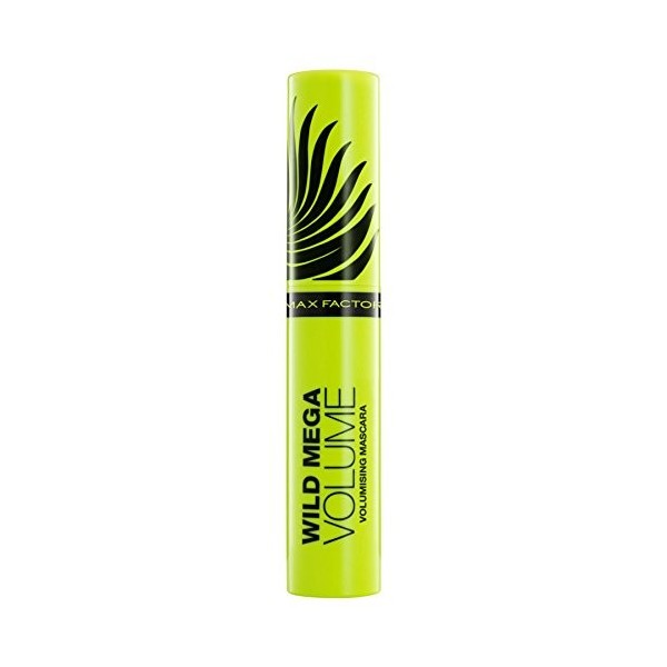 3 x Max Factor Wild Mega Volume Volumising Black Mascara 11ml