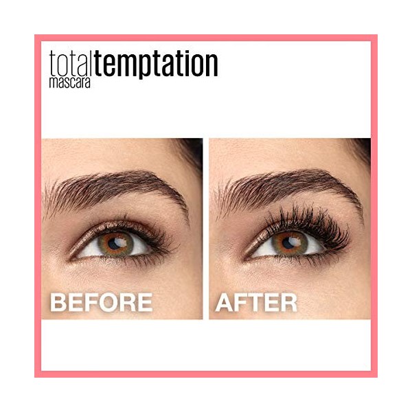 MAYBELLINE Total Temptation Washable Mascara - Blackest Black