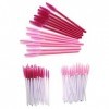 200 Pièces Jetable Brosse de Cils Yeux Mascara Maquillage Mini Cils Mascara Baguette Peigne à Sourcil Pinceau Maquillage Outi