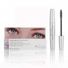 LEPO Mascara Rimmel Cilia Pour les yeux Sensible Couleur Noir 10 ml Maquillage Yeux