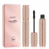 DSQXLW Mascara pour cils volume et longueur volumisent la croissance des cils, imperméable à leau, mascara en silicone doux,