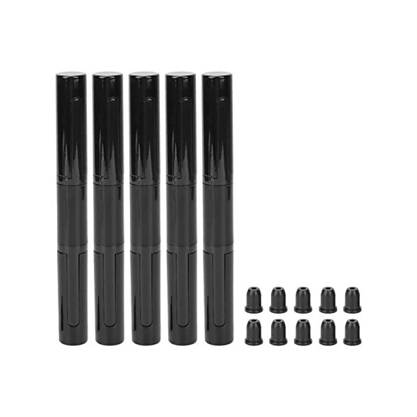 Tubes de Mascara 5pcs, Bouteille de Crème de Baguette de Cils Noirs de Tube de Mascara Vide, Bricolage Rendant le Récipient R