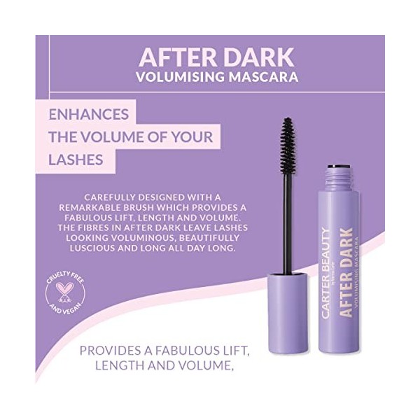 After Dark Volumising Mascara - Jet Black by Carter Beauty for Women - 0.5 oz Mascara