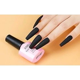 AIMEILI No Wipe Matte Top Coat Mat Vernis Gel Semi-Permanent Vernis à Ongles Manucure Soak Off UV LED Gel Nail Polish 10ML