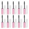 Lurrose Lot de 15 tubes à mascara vides en plastique de 10 ml pour voyage rose 