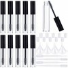 Kalolary 10 Pcs 10ML Tube De Mascara Vide Avec Baguette À Cils, Mini Bouteille De Mascara Bouteille De Crème Pour Cils Boutei