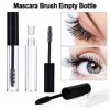 Kalolary 10 Pcs 10ML Tube De Mascara Vide Avec Baguette À Cils, Mini Bouteille De Mascara Bouteille De Crème Pour Cils Boutei