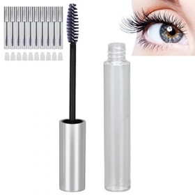 Lot de 10 Tubes de Mascara Vides avec Baguette pour Cils, Flacon de Crème pour Cils de Qualité Supérieure de 12 Ml avec Inser