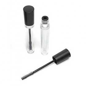 Bouteille rechargeable vide Tube de mascara vide vide for cils, tube de mascara vide de 7,5 ml avec baguette for les cils, bo