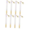 Beaupretty 12 Pcs Tube Mascara Brosse Dame Outils Brosse À Cils Jetable Porte-Clés En Cristal Cils Peigne À Sourcils Applicat