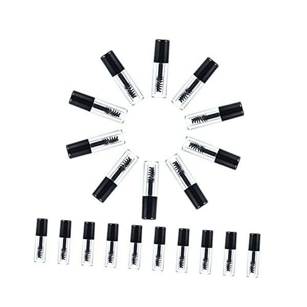 HOMSFOU 40 Pcs Cils Vides Tube De Mascara Clair Tubes De Mascara Transparents Flacons De Mascara Conteneurs De Cils Fournitur