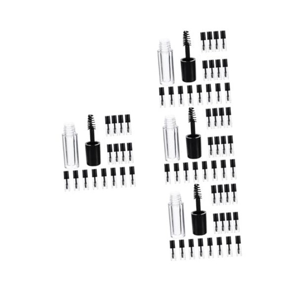 HOMSFOU 40 Pcs Cils Vides Tube De Mascara Clair Tubes De Mascara Transparents Flacons De Mascara Conteneurs De Cils Fournitur