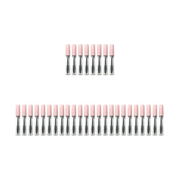 32Pcs Conteneurs Distributeurs Croissance Crème Femmes Lèvres Yeux Bouteilles Voyage Mascara Tube Rechargeable Boost Brillant