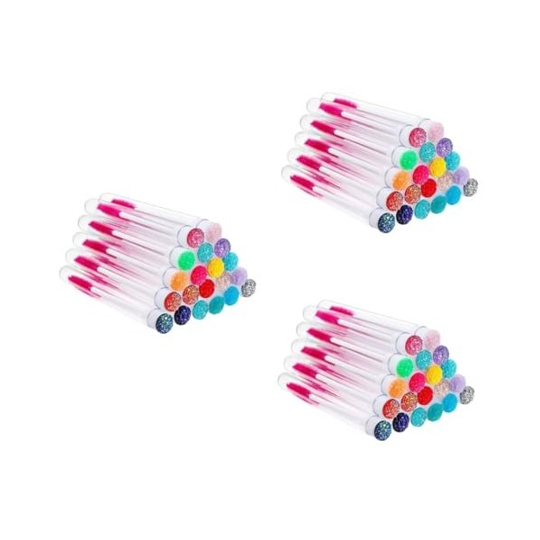 minkissy 40 Pcs Brosse DExtension De Cils Kit De Cosmétologie Mascara Clair Pour Cils Contenants Cosmétiques De Voyage Bross