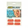 Eyeblack Bandes de paillettes, idéal pour jeu Jour et Tailgate, Orange, 2 paires