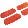 Eyeblack Bandes de paillettes, idéal pour jeu Jour et Tailgate, Orange, 2 paires