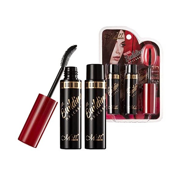 10 Pcs Mascara Croissance des Cils,Curling Mascara Effet Faux Cils Mascara allongeant pour Cadeaux - Riche en Fibres élastiqu