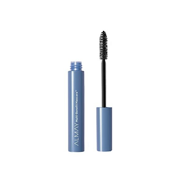 Almay One Coat Multi-Benefit Mascara, Blackest Black, 0.24 Fluid Ounce by Almay