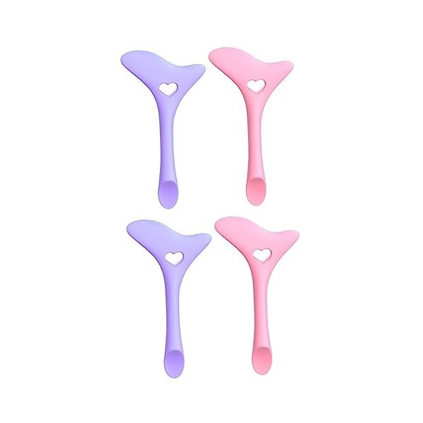 FOMIYES 10 Pièces Eyeliner Brosse À Badigeonner En Silicone Masque Pour Les Cils Mascara Pour Les Yeux Peigne À Cils Aides Au