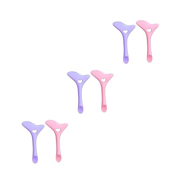 FOMIYES 10 Pièces Eyeliner Brosse À Badigeonner En Silicone Masque Pour Les Cils Mascara Pour Les Yeux Peigne À Cils Aides Au