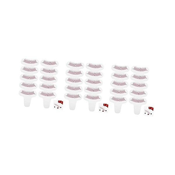 Beavorty 50 Pcs Mascara Allongeant Les Cils Outils De Cils Mascara De Maquillage Lit De Cils Pour Extensions De Cils Règle De