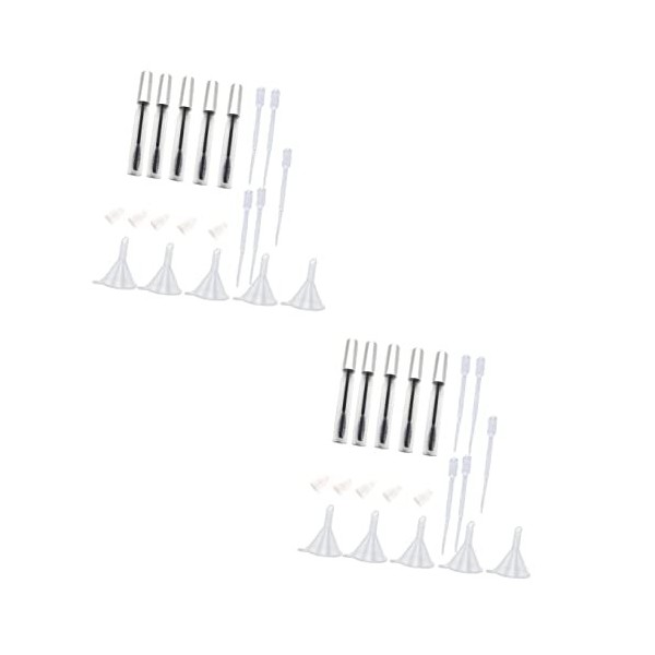 Beatifufu 10 Pcs Inserts Vides En Caoutchouc Ou Pipettes De Mascara DIY Entonnoirs Cils Tube Pour Et Tubes De Maquillage Réut