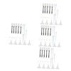 Beatifufu 10 Pcs Inserts Vides En Caoutchouc Ou Pipettes De Mascara DIY Entonnoirs Cils Tube Pour Et Tubes De Maquillage Réut