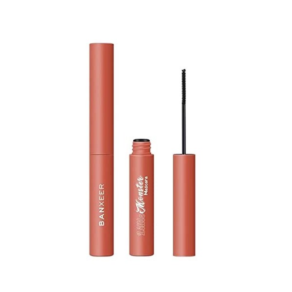 XUNCHUNG 4pcs Volume imperméable et Longueur Mascara, Fibre de Soie 4D EYLASHES Ultra-Fine Extension Mascara VOLUMENT Extensi