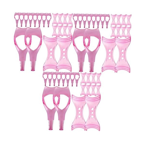 minkissy 4 Ensembles Carte De Cils Peigne À Cils Auxiliaire Brosse À Cils Applicateur De Bouclier De Mascara Bouclier De Cils