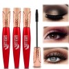 Yankina Mascara, Yanquina Super Long Mascara, imperméable longue durée sans agglomération 5PCS 