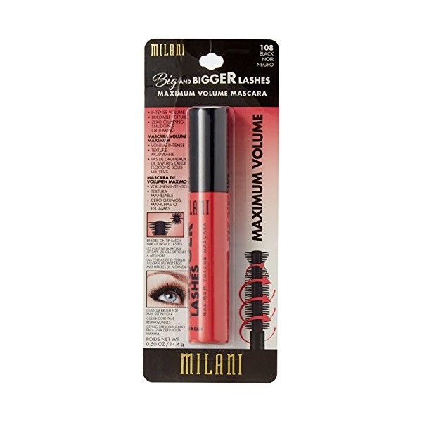 MILANI Big & Bigger Lashes Maximum Volume Mascara