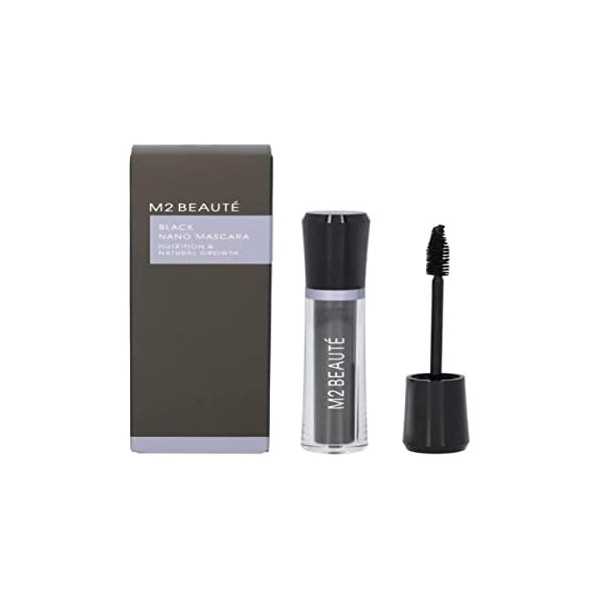 M2 Beauté Black Nano Mascara Nutrition & Natural Growth