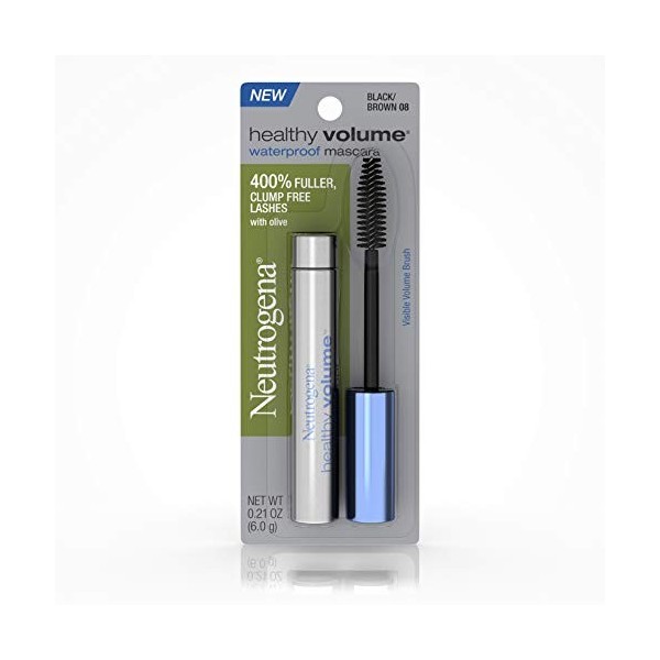 Neutrogena - Volume Mascara Waterproof santé 08 noir / brun - 0,21 onces. 6 g 