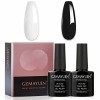 GZMAYUEN Vernis Semi Permanent Rose Nude 6PCS Rose Pale Pastel Gel Couleur Ongle UV Soak Off Rose Clair Polish French Manucur