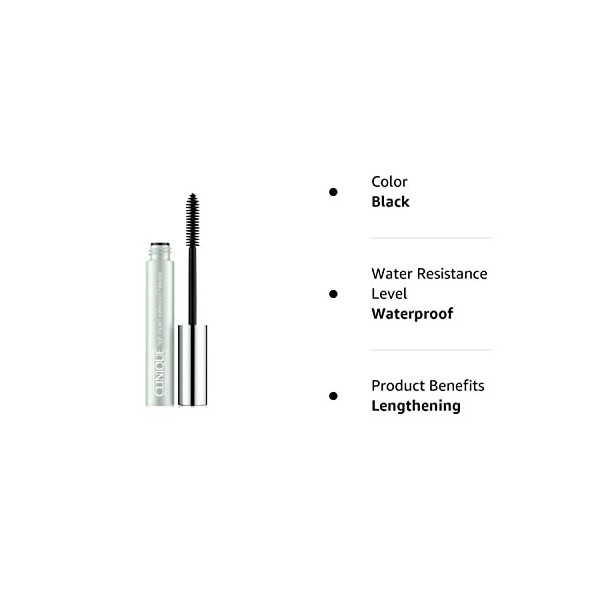 Clinique - High Impact Waterproof Mascara - 01 Black 8Ml/0.28Oz - Maquillage