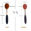 Yoseng Oval Foundation Brush Large Toothbrush makeup brushes Fast Flawless Application Liquid Cream Powder Foundation by Yose