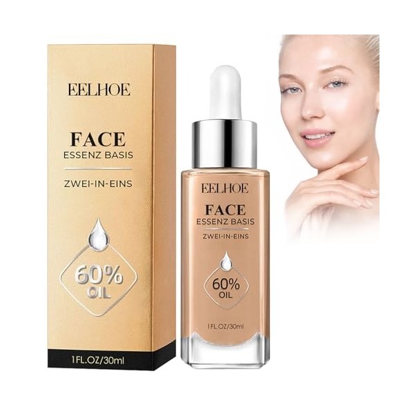 Base de Teint Soin, Fond de Teint liquide, Fond de Teint Pour le Visage, Fond de Teint Couvrant Imperfections Liquid, Fond de