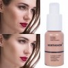 NORTHSHOW Correcteur de Visage Doux Contrôle Mat Visage Fond de Teint Liquide Durable 6 Couleurs 03 Warm Peach 