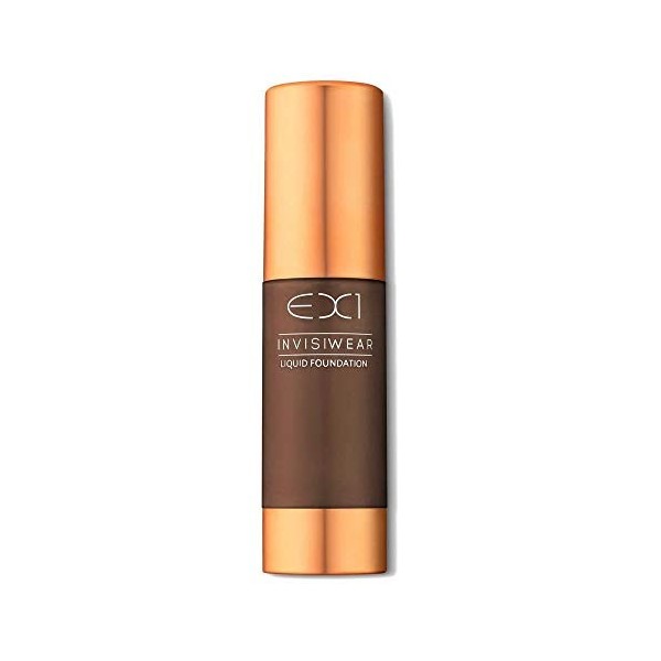 EX1 Cosmetics Invisiwear Foundation Fond de Teint Liquide, Teinte 7.0 – Vegan, sans huile, ni parfum, testé dermatologiquemen