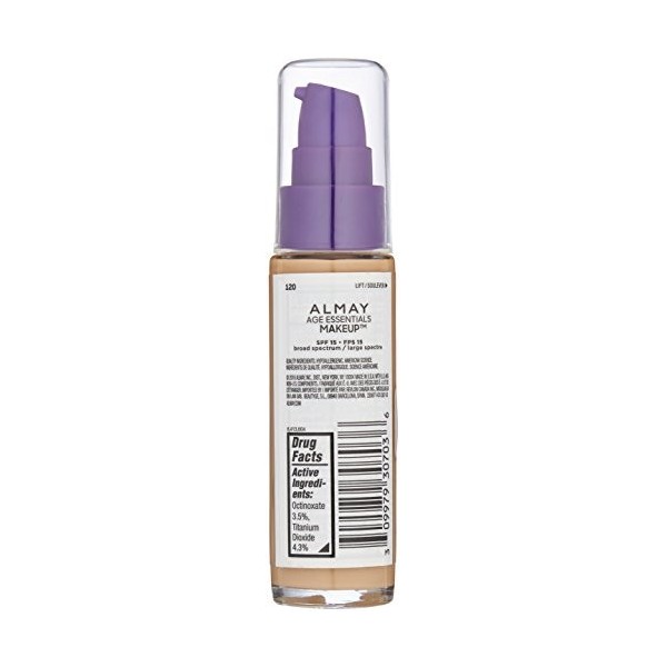 Almay Age Essentials Anti-Aging SPF Foundation, Light Warm, 1 Fluid Ounce