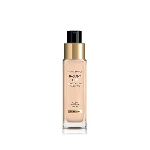 MAX FACTOR - RADIANT LIFT - LONG LASTING RADIANCE - Long-lasting Moisturizing and Brightening Foundation - 50 NATURAL
