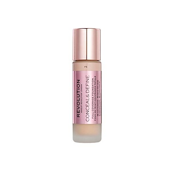 Makeup Revolution, Conceal & define, Fond de Teint, F5, 23ml