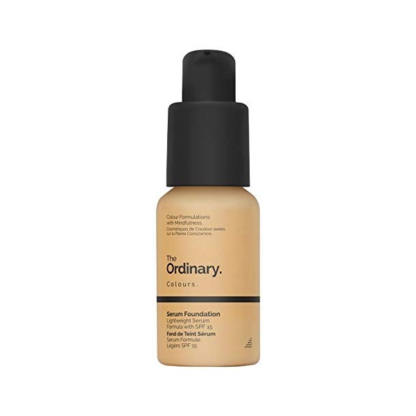 Fond de teint sérum The Ordinary, 30 ml - Pigment léger, système de suspension à couverture modérée