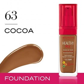 Bourjois Healthy Mix Fond de Teint Anti-Fatigue 63 Cocoa 30 ml Fond de Teint