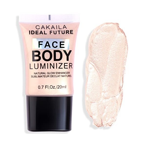 GL-Turelifes Face Glow Liquid Illuminator, Body Natural Glow Enhancer Luminizer Bronzer Smooth Shine Shimmer Liquid Foundatio