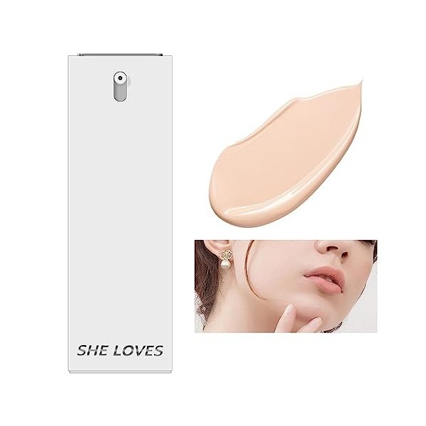 couverture complète | Fond teint léger imperméable à leau mat anti-cernes,Oil Control Full Coverage Foundation for Long Wear