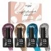 MyGel by MYLEE Glitterati Vernis à Ongles Gel Set 4x10ml UV/LED Nail Art Manucure Pédicure pour Usage Professionnel et Domest