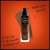 NYX Professional Makeup Fond de Teint Liquide Couvrant Tenue 24h Cant Stop Wont Stop, Waterproof, Fini Mat, Teinte : Mocha