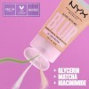 NYX Professional Makeup Fond de Teint Effet Flouté Bare With Me Blur, Couvrance Moyenne, Fini Mat Naturel, Niacinamide, Match