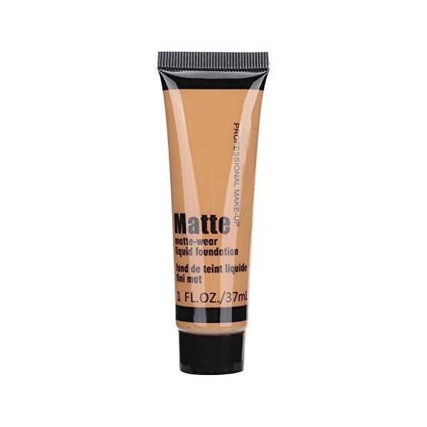 37ml Bronze Beauty Black Liquid Foundation, Fond de teint liquide correcteur hydratant Fond de teint contrôle de lhuile de m